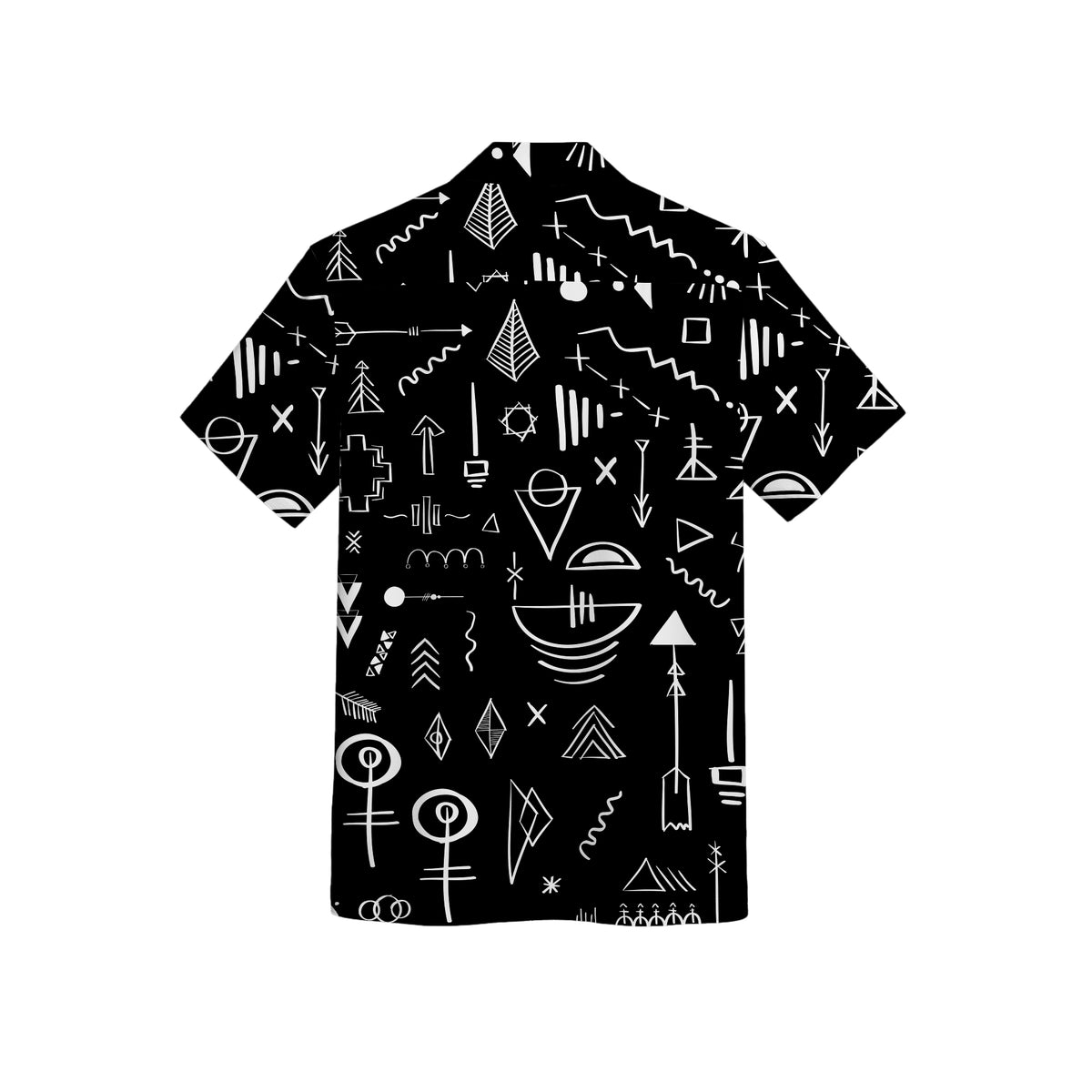 Nomad Script - Relaxed Cuban Collar Shirt