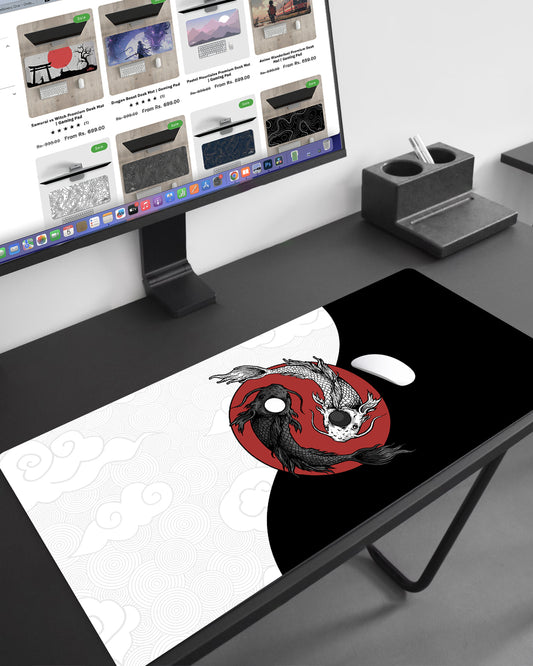 Yin Yang Serenity Premium Desk Mat | Gaming Pad