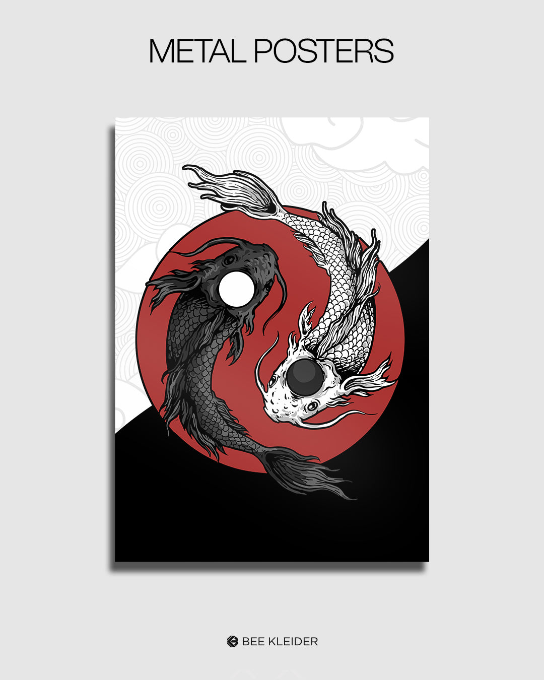 Yin Yang Serenity Metal Poster