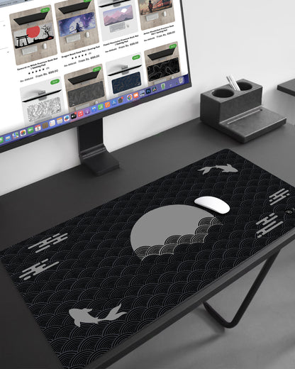Tsuki to Koi Premium Desk Mat | Gaming Pad