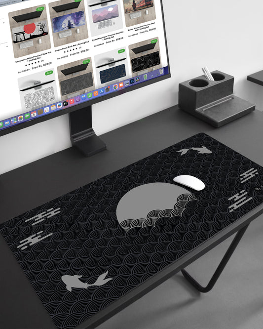Tsuki to Koi Premium Desk Mat | Gaming Pad