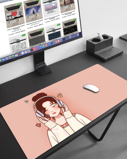 Lofi Muse Premium Desk Mat | Gaming Pad
