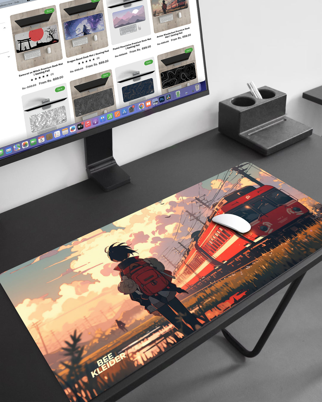 Anime Wanderlust Premium Desk Mat | Gaming Pad