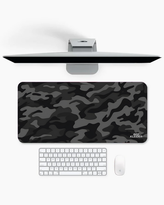 Black Night Camo Premium Desk Mat | Gaming Pad