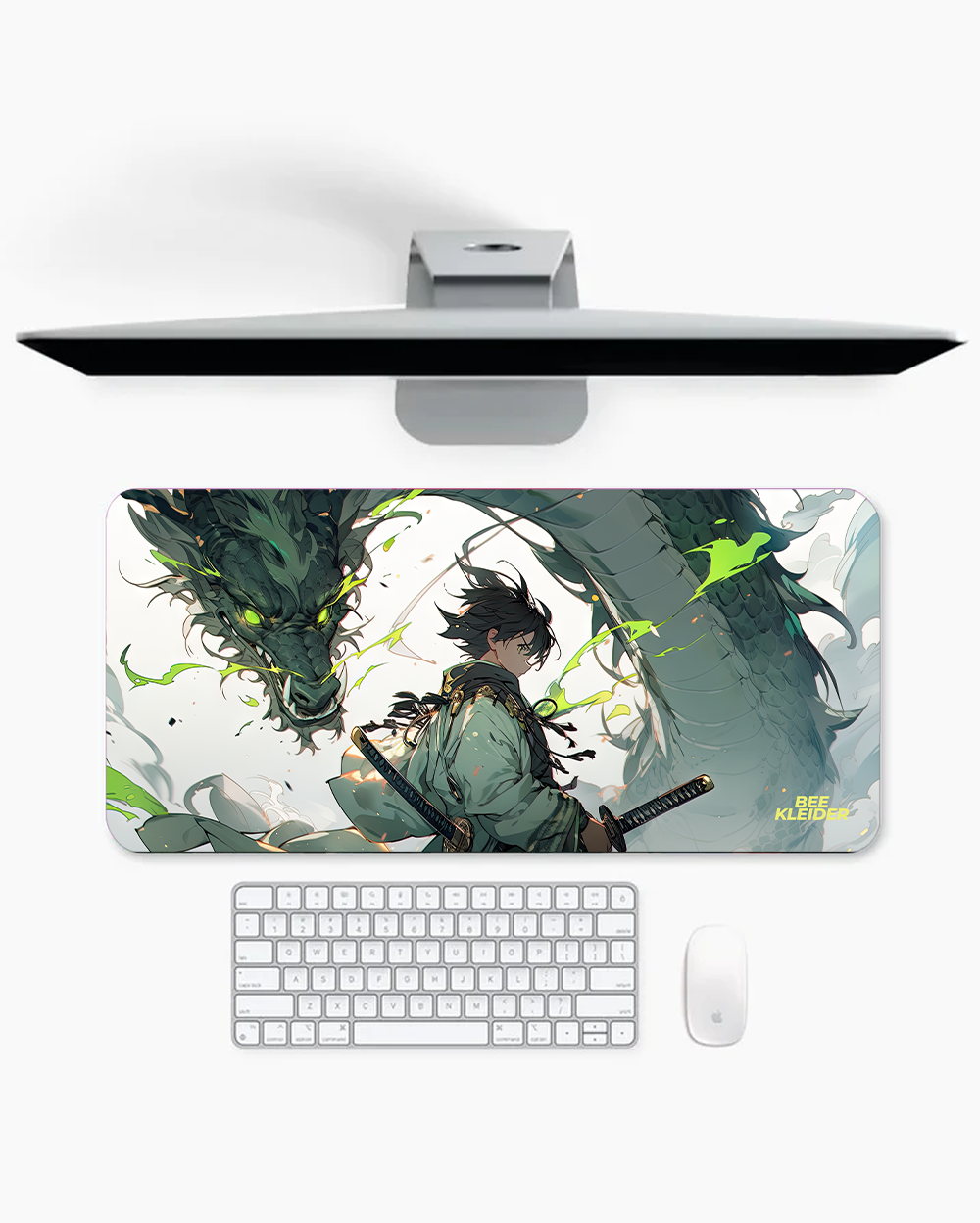 Green Dragon Beast Premium Desk Mat | Gaming Pad