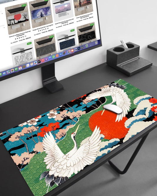 Japanese Art Premium Desk Mat | Gaming Pad