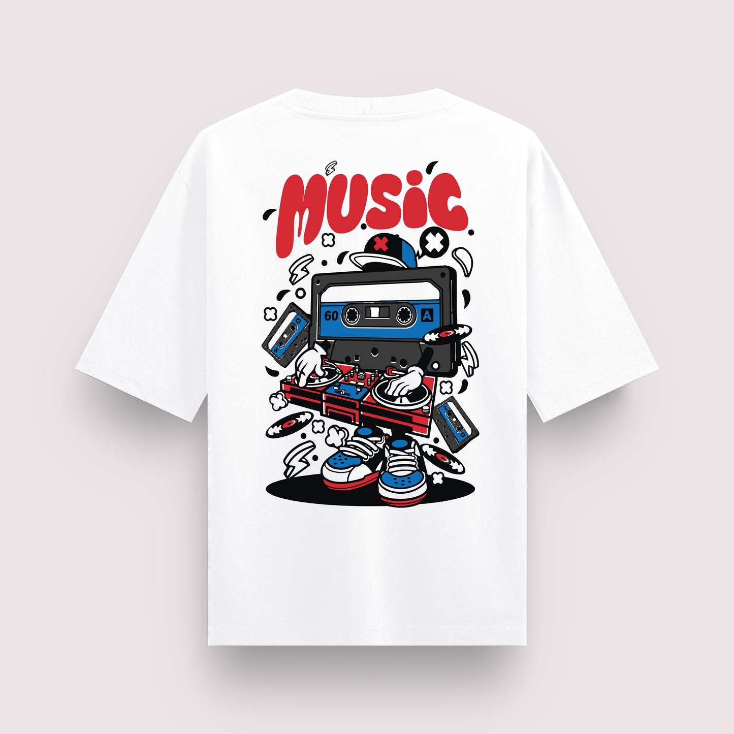 Music Oversized T-shirt