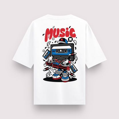 Music Oversized T-shirt