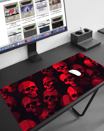 Crimson Chaos Premium Desk Mat | Gaming Pad