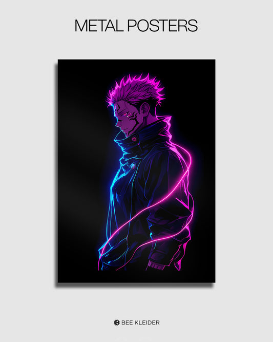 Sukuna Gojo Metal Poster