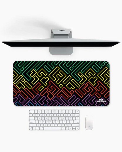 Tetris Pattern Premium Desk Mat | Gaming Pad