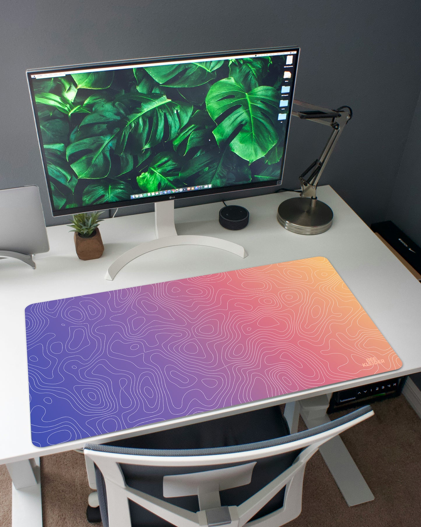 Morning Glow Vegan Leather Desk Mat & A5 Notebook Combo