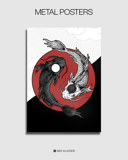 Yin Yang Serenity Metal Poster